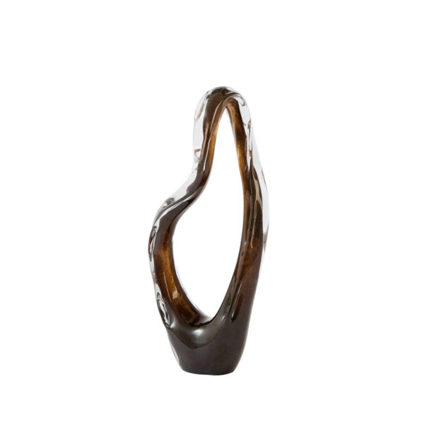 Light & Living Ornament 21x12x50 cm ORGEZA glas donker bruin
