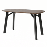 Nijwie MySons Bartafel deens ovaal 160, Mango Dark Malt - Izakaya Table Collection