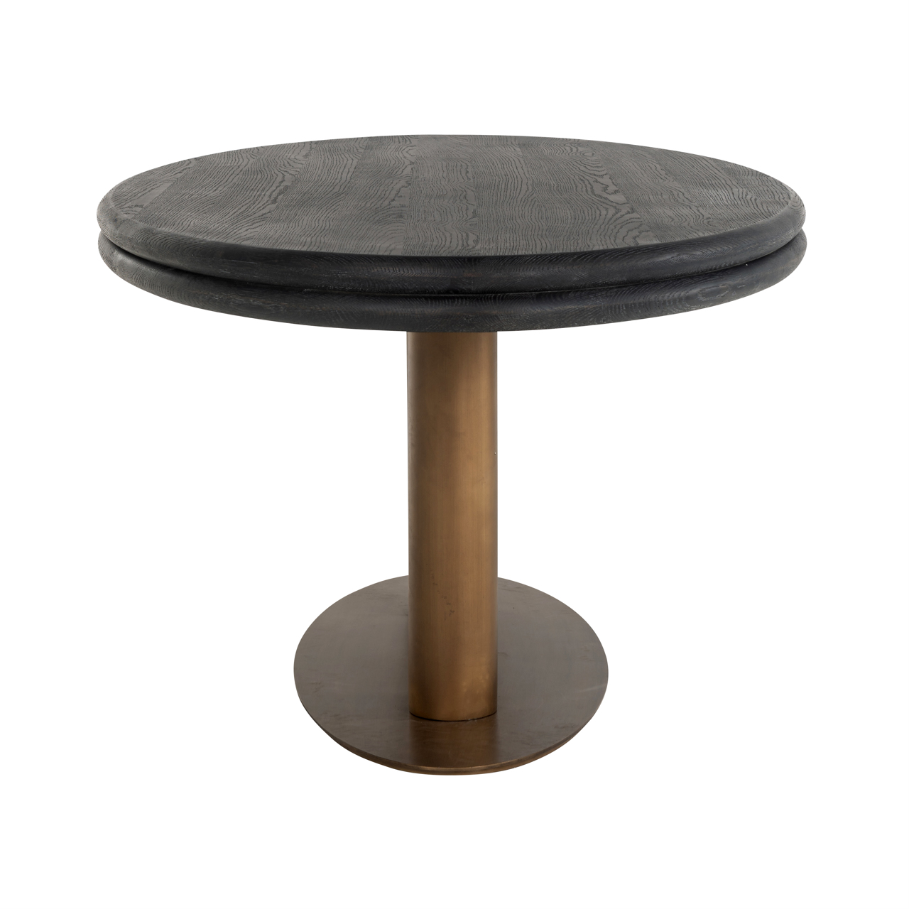 Richmond Interiors Eettafel Macaron black rustic oval 235
