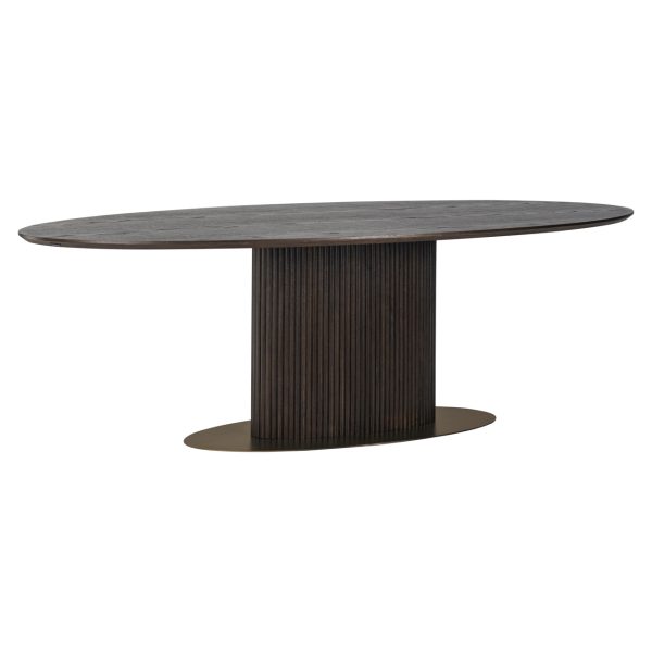 Richmond Interiors Eettafel Luxor brown oval 235