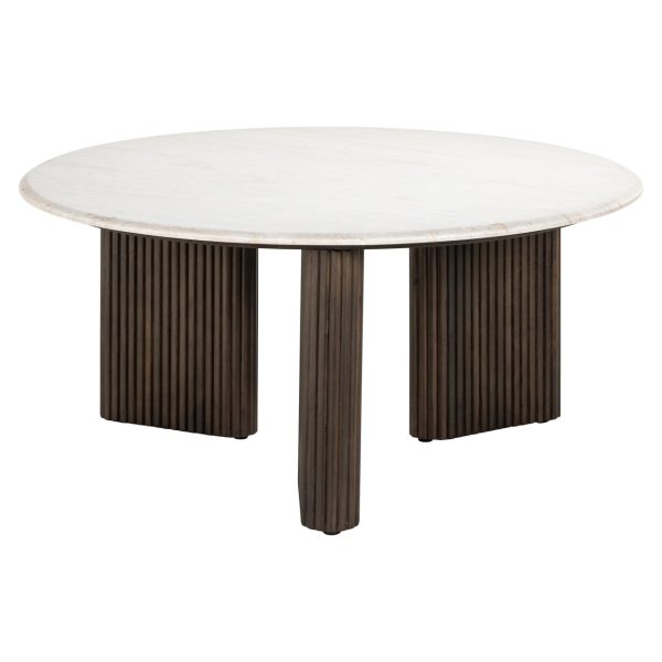 Richmond Interiors Salontafel Mayfield brown 90Ø