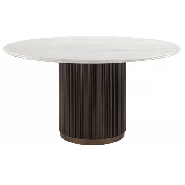Richmond Interiors Eettafel Mayfield brown 140Ø