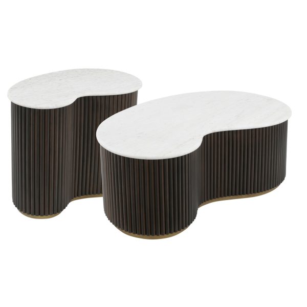 Richmond Interiors Salontafel Mayfield brown (Set of 2)