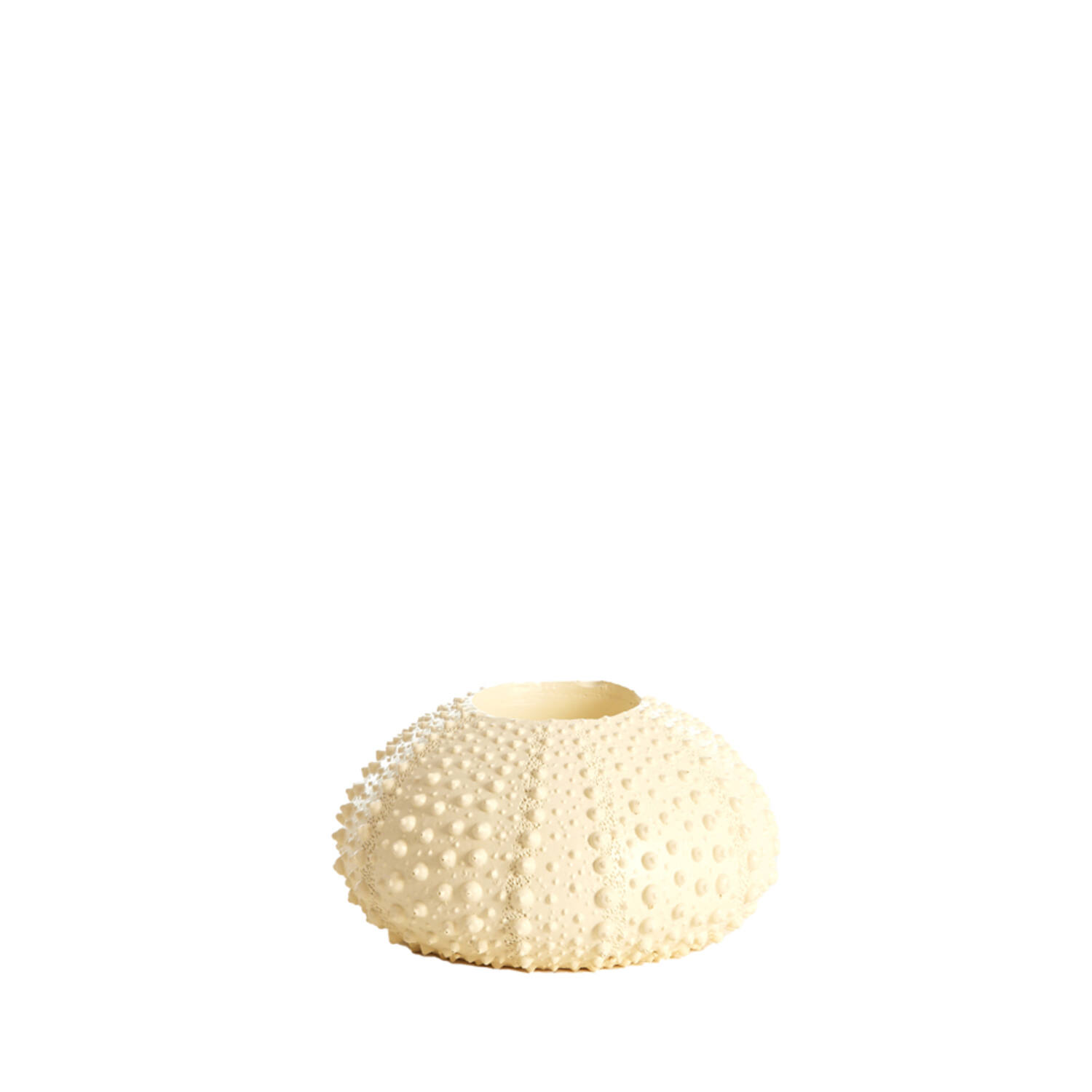 Light & Living Theelichthouder Ø12x7 cm SEA URCHIN crème