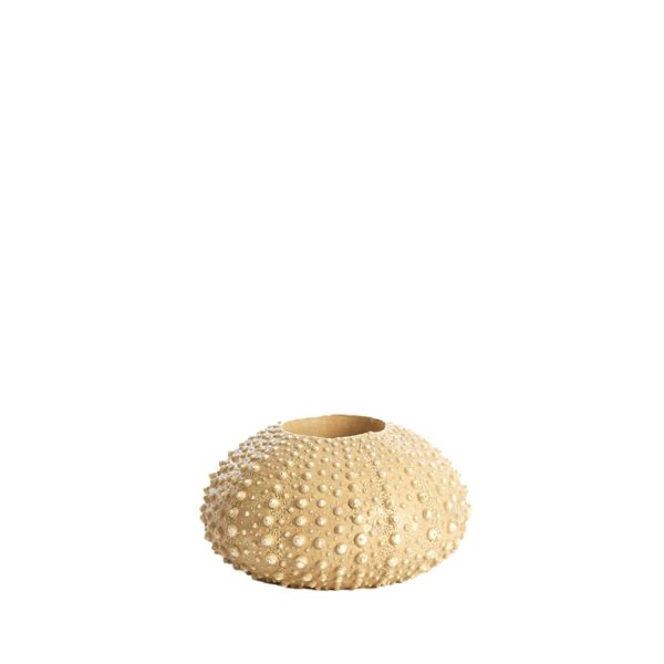 Light & Living Theelichthouder Ø12x7 cm SEA URCHIN zand