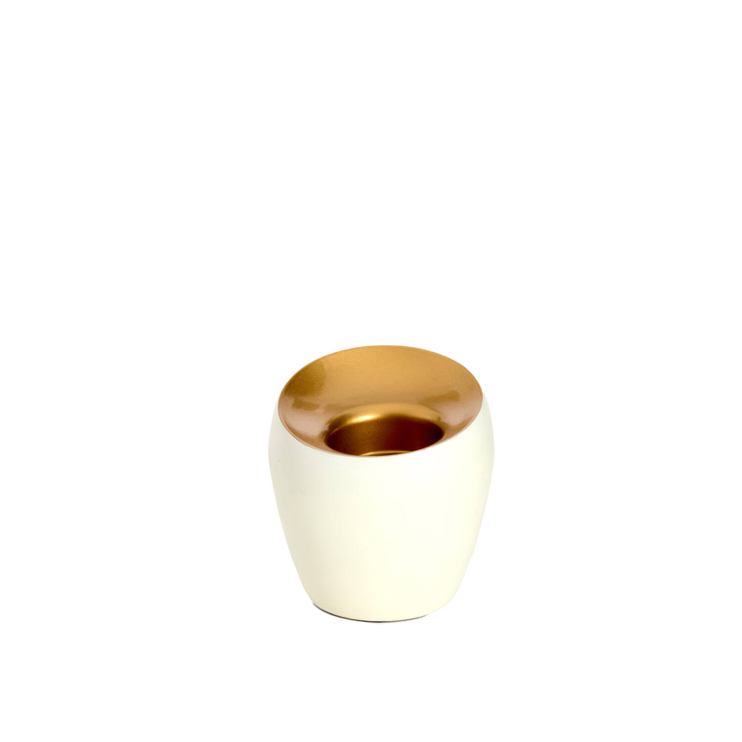 Light & Living Theelicht Ø9x9 cm VEROLI mat crème+goud