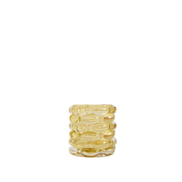 Light & Living Theelicht Ø9,5x9,5 cm WADLEY glas okergeel
