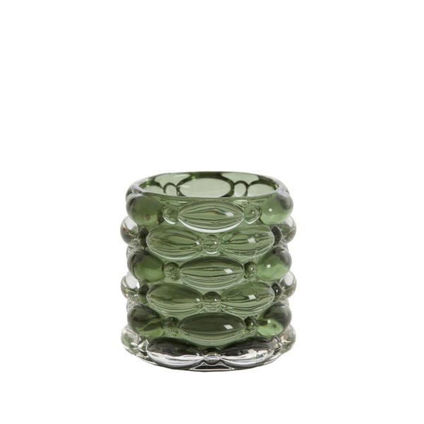 Light & Living Theelicht Ø9,5x9,5 cm WADLEY glas groen