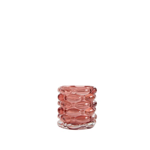 Light & Living Theelicht Ø9,5x9,5 cm WADLEY glas rood