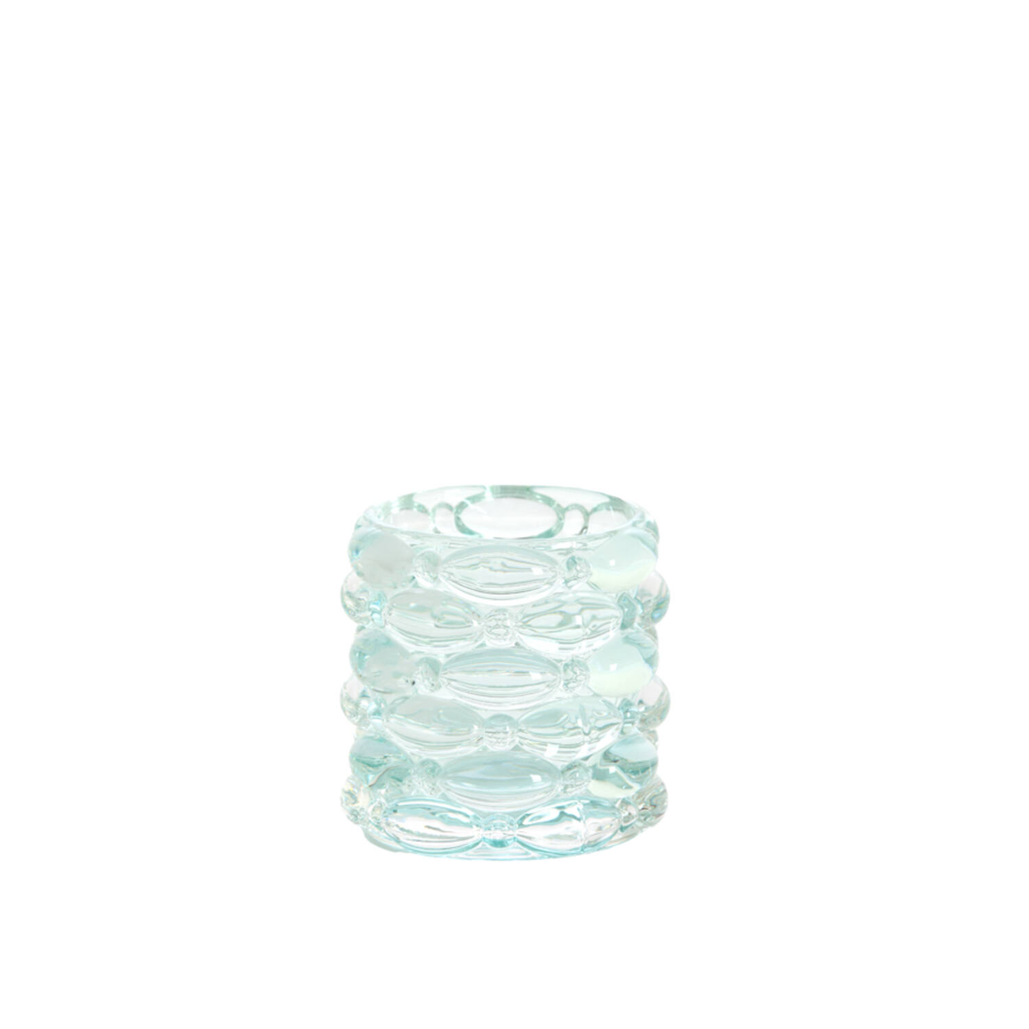 Light & Living Theelicht Ø9,5x9,5 cm WADLEY glas licht blauw