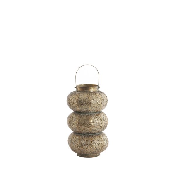 Light & Living Windlicht Ø25,5x45 cm KAITO bruin goud
