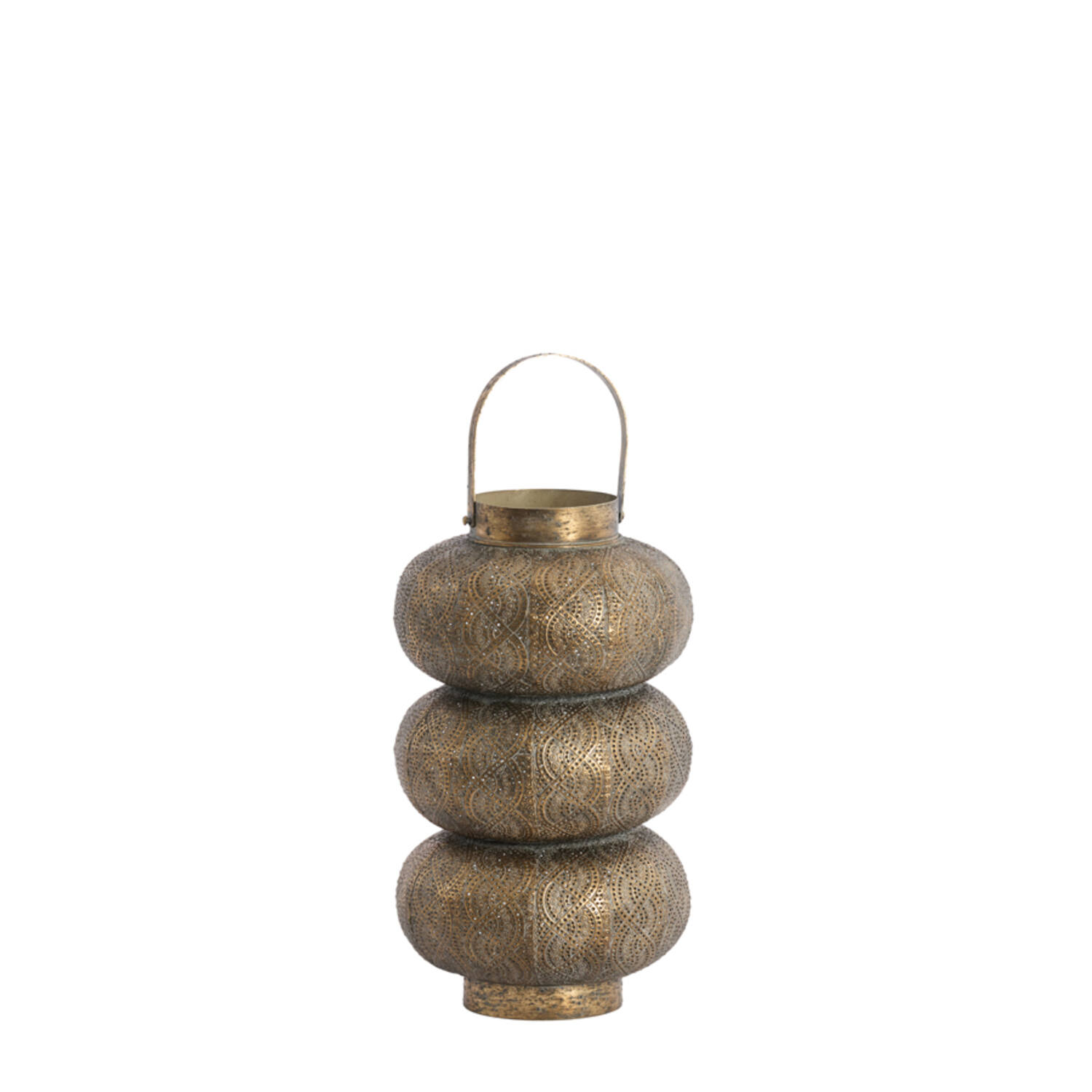 Light & Living Windlicht Ø20x34 cm KAITO bruin goud