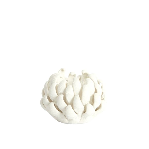 Light & Living Theelichthouder Ø10,5x7,5 cm SERINA porselein crème