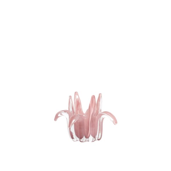 Light & Living Windlicht Ø18x15 cm SENAI glas oud roze