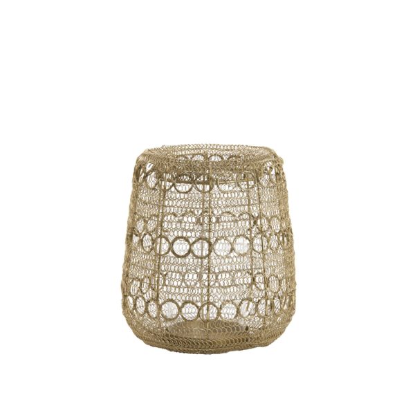 Light & Living Windlicht Ø23x25 cm SALOS goud