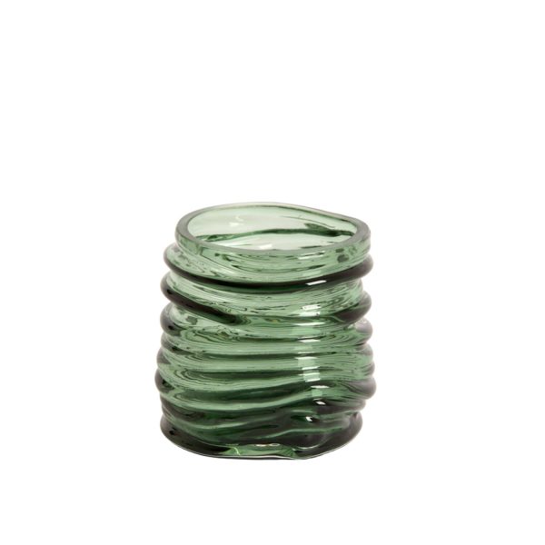 Light & Living Theelicht Ø9x10 cm MILYAN glas groen