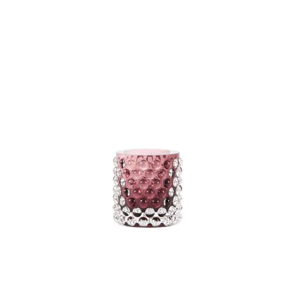 Light & Living Theelicht Ø8x8 cm SUSURRO glas aubergine
