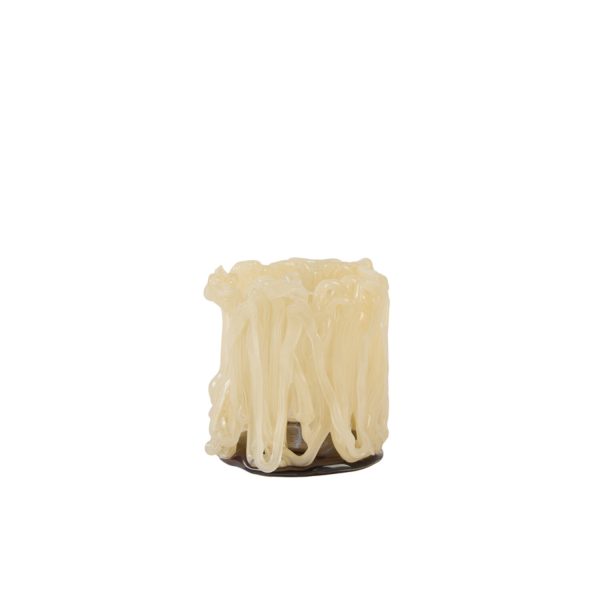 Light & Living Theelicht Ø12,5x14 cm MIRAY glas beige+donker bruin