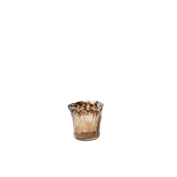 Light & Living Theelicht Ø10x10 cm MYRON glas bruin