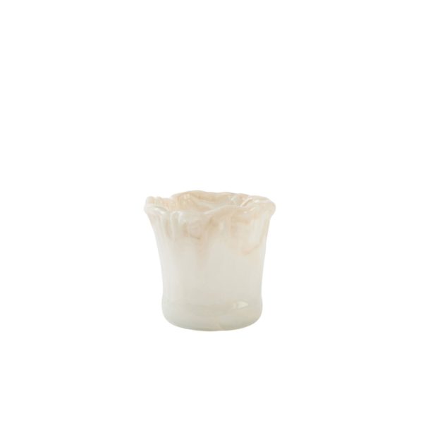 Light & Living Theelicht Ø15x15 cm MYRON glas crème