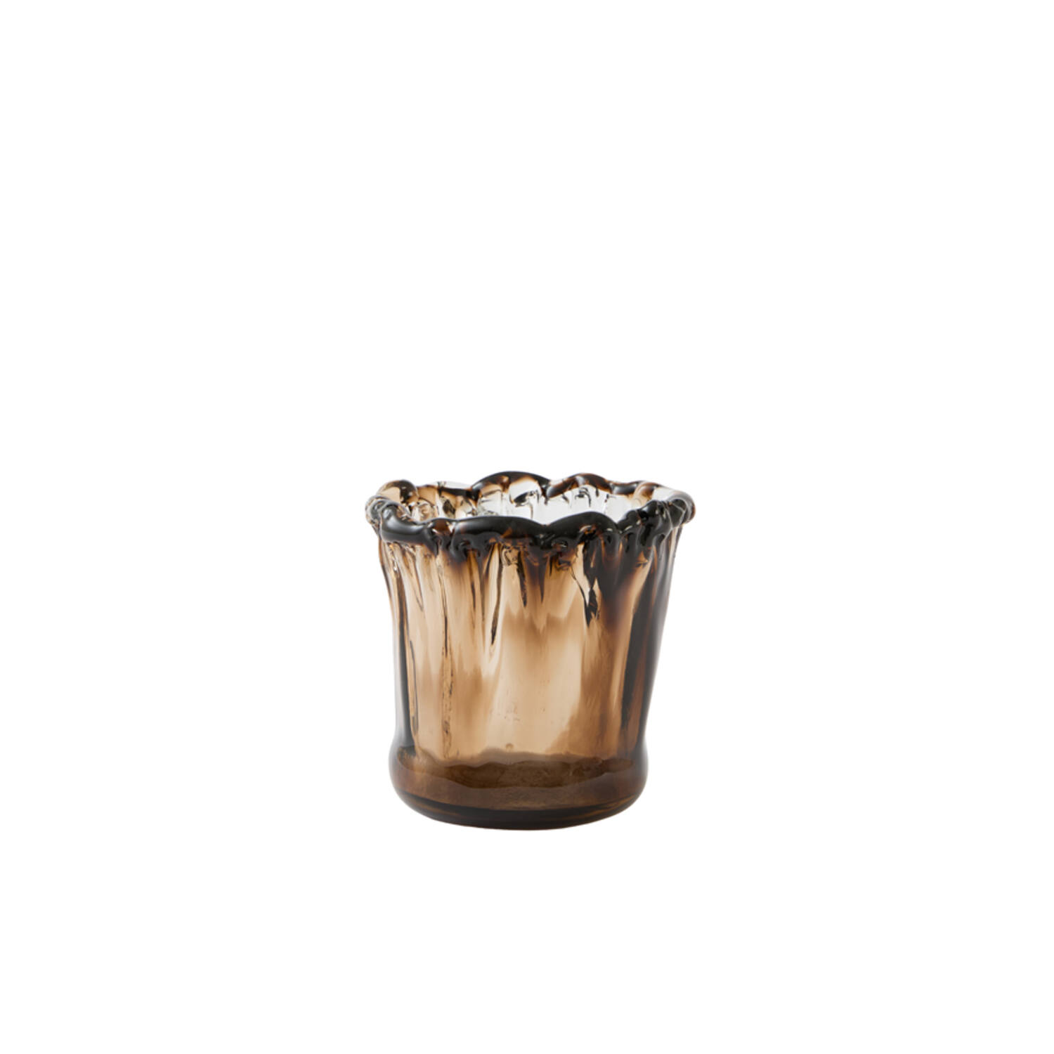 Light & Living Theelicht Ø15x15 cm MYRON glas bruin