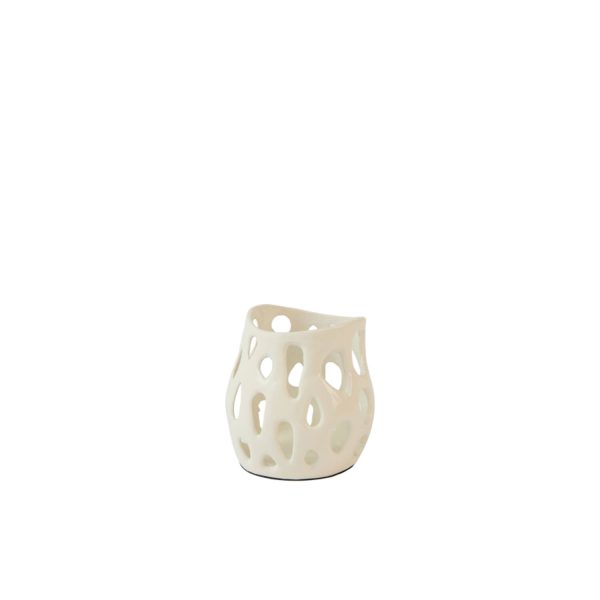 Light & Living Theelicht Ø10x10 cm SARANI glans crème