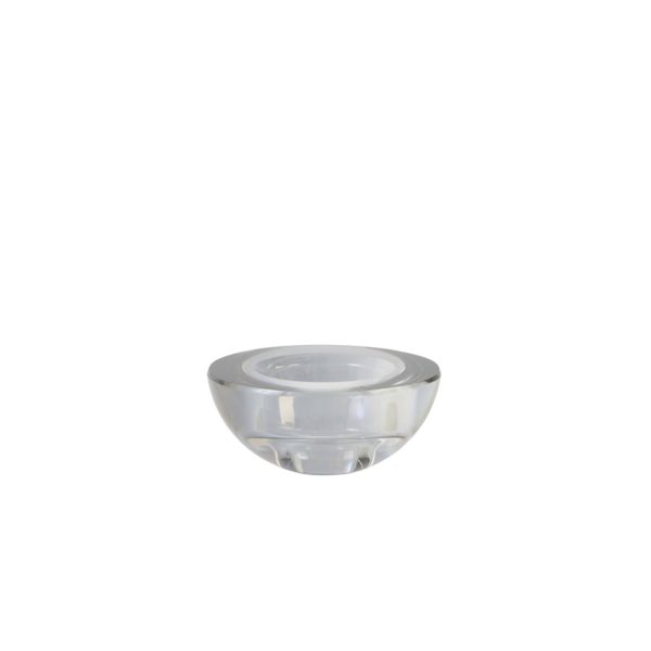 Light & Living Theelicht Ø8x3,5 cm XELON glas smoke