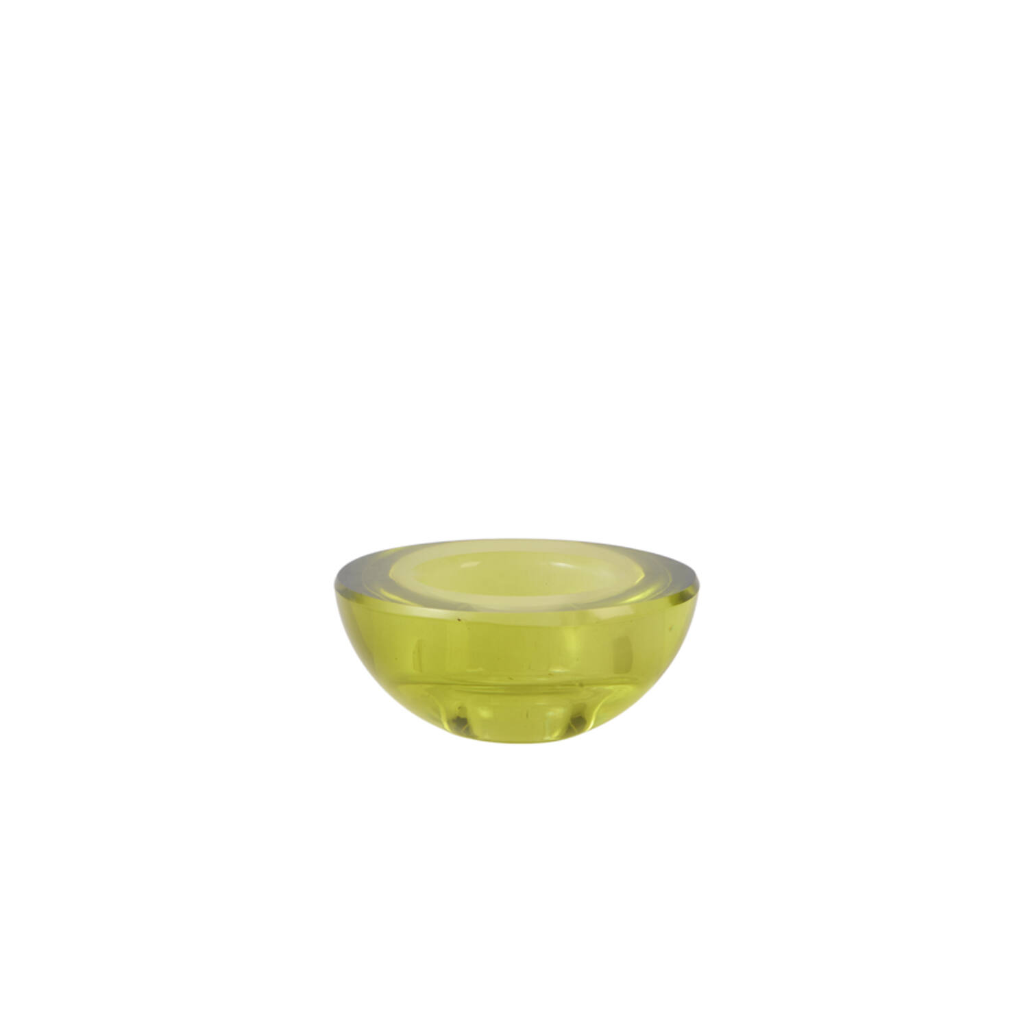 Light & Living Theelicht Ø8x3,5 cm XELON glas olijf groen