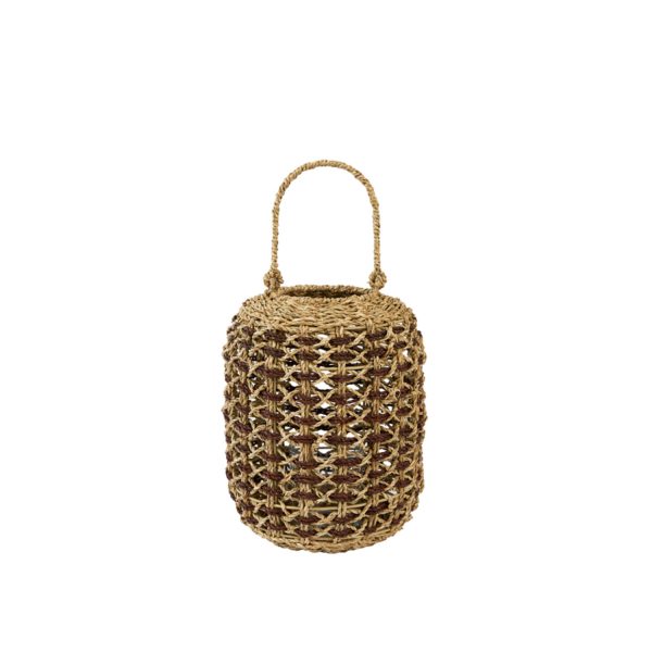 Light & Living Windlicht Ø23x45 cm ZORELI jute naturel+donker bruin