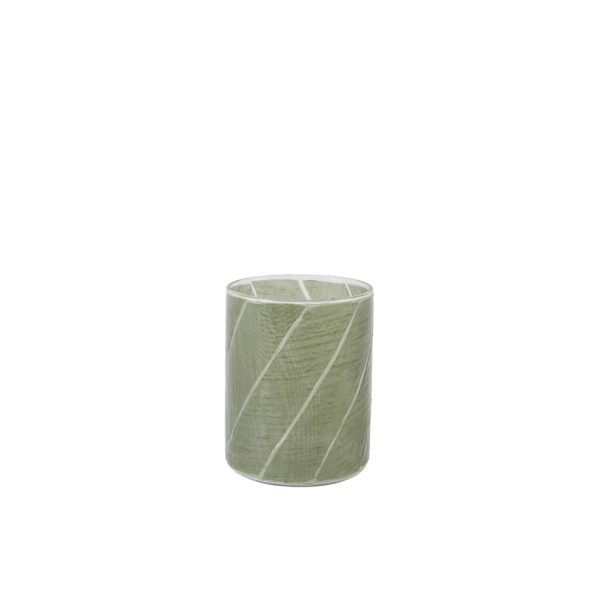 Light & Living Theelicht Ø10x13 cm BADAYA glas groen