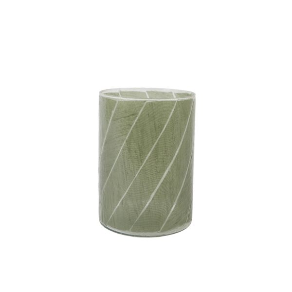 Light & Living Theelicht Ø14x20 cm BADAYA glas groen