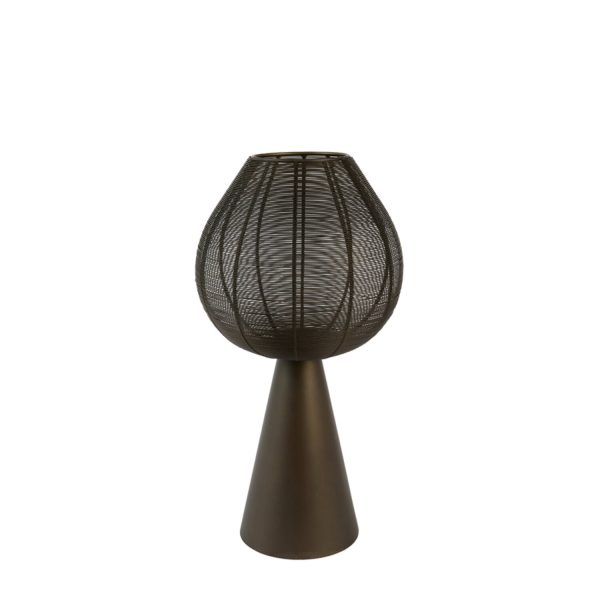 Light & Living Windlicht Ø30x56 cm MARET mat bruin-brons