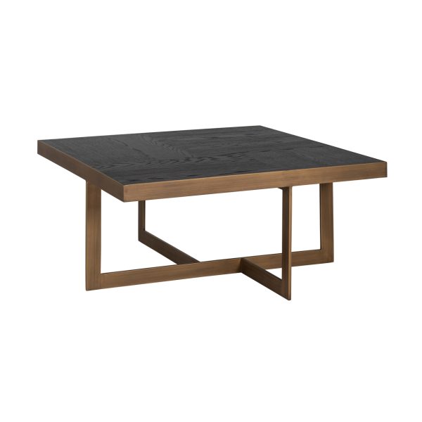 Richmond Interiors Salontafel Cambon dark coffee 90x90
