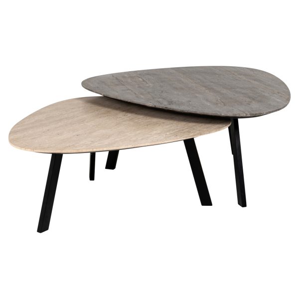 Richmond Interiors Salontafel Spencer beige (Set of 2)