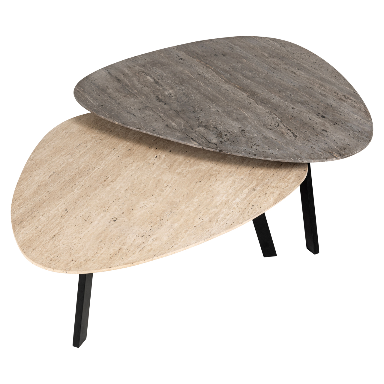 Richmond Interiors Salontafel Spencer beige (Set of 2)
