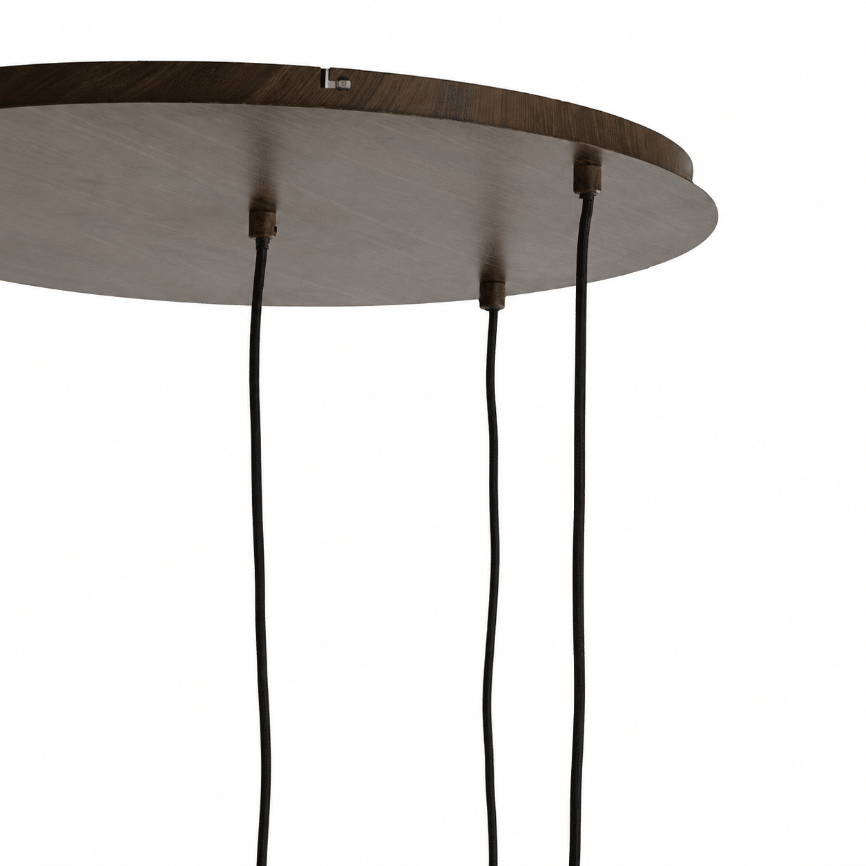 Light & Living Hanglamp 5L Ø76x80 cm HUXI hout prnt d bruin+linnen nat.
