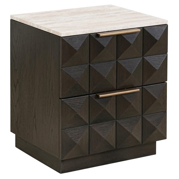 Richmond Interiors Nachtkastje Claremont brown