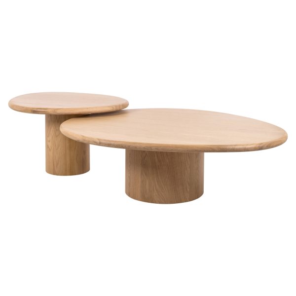 Richmond Interiors Salontafel Oakley natural oak (Set of 2)