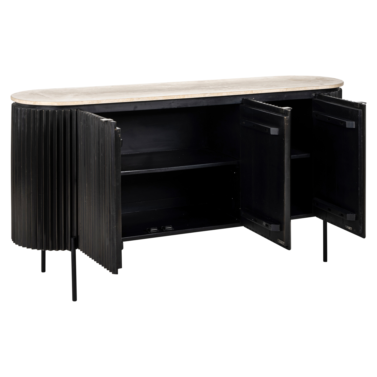Richmond Interiors Dressoir Hampton dark brown