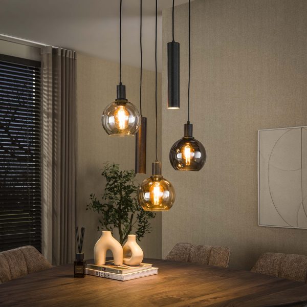 Zijlstra Hanglamp Sfera Tricolore getrapt 5L