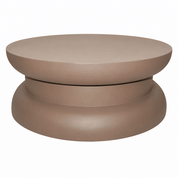 Nijwie MySons Parma salontafel, Ø85, H30, Brown - Formaggio Collection