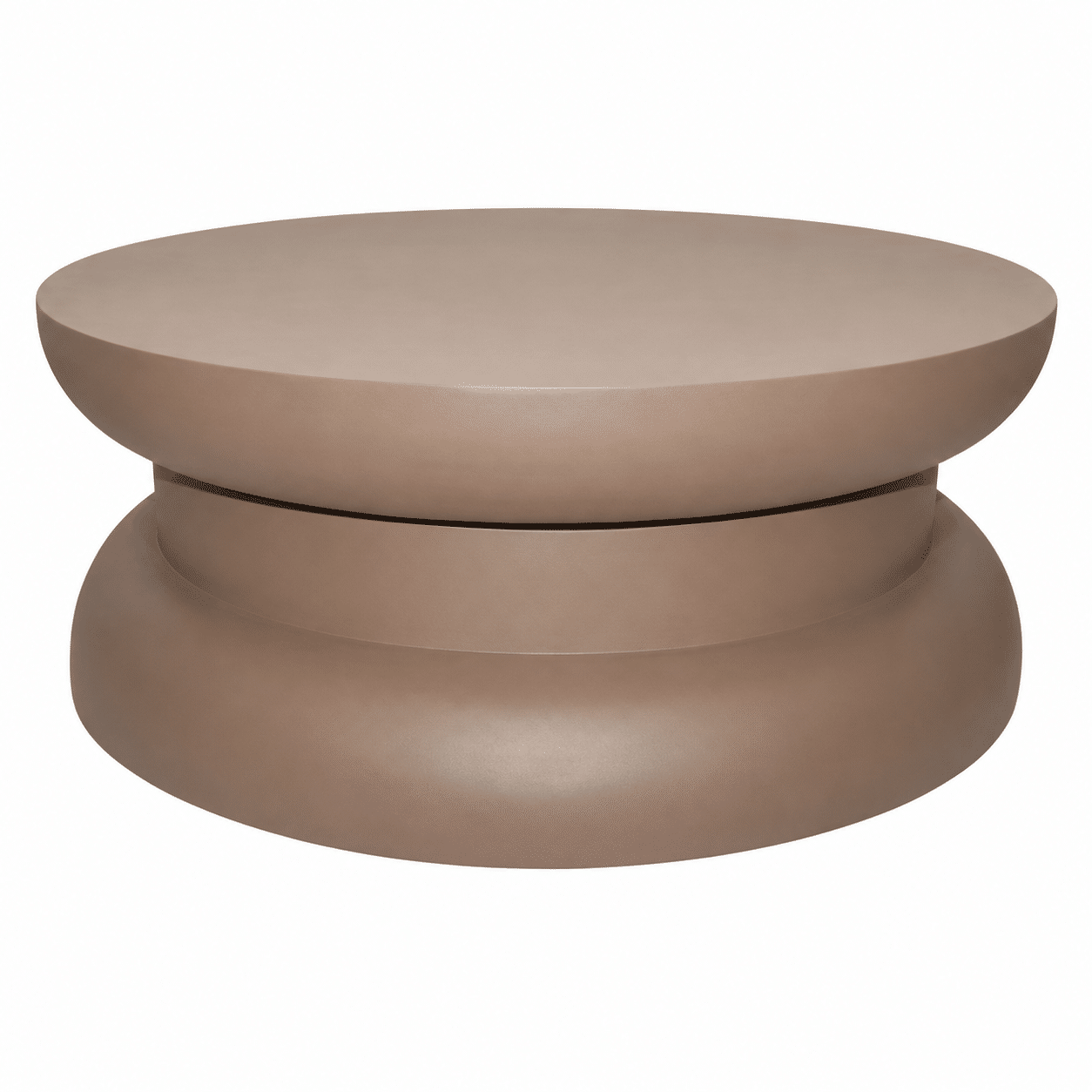 Nijwie MySons Parma salontafel, Ø85, H30, Brown - Formaggio Collection