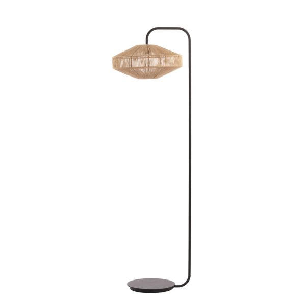 Light & Living Vloerlamp Ø43x164 cm LYRA naturel+mat zwart