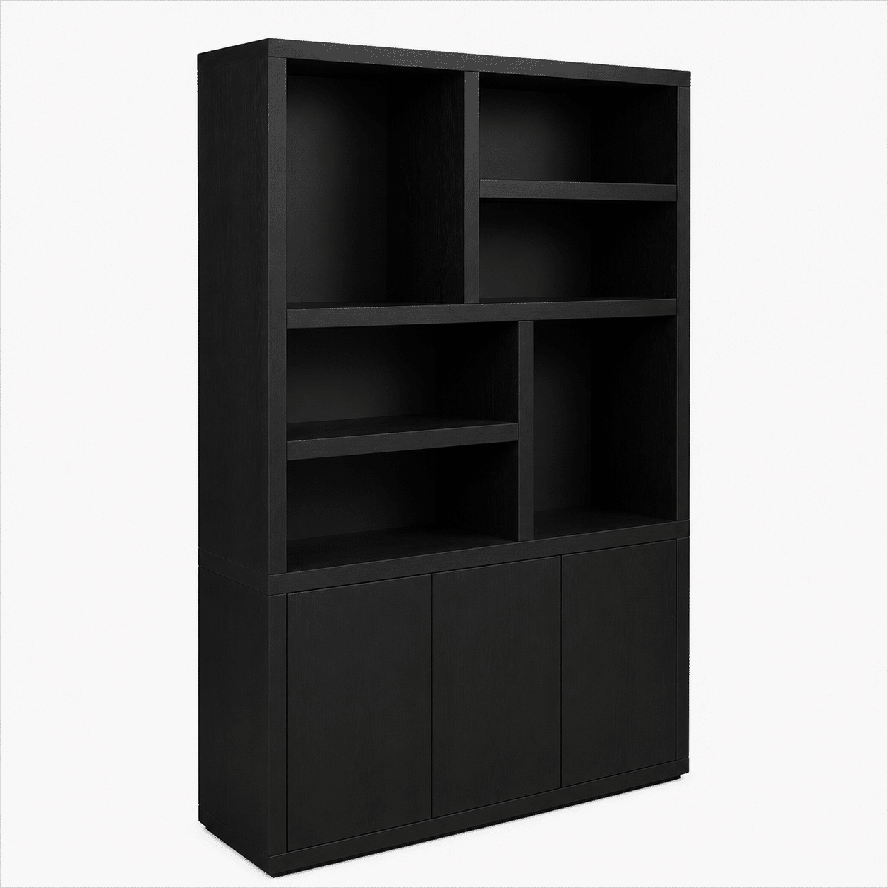 de boekenkast de kleur geven zoals de rechter foto en de foto vierkant maken
