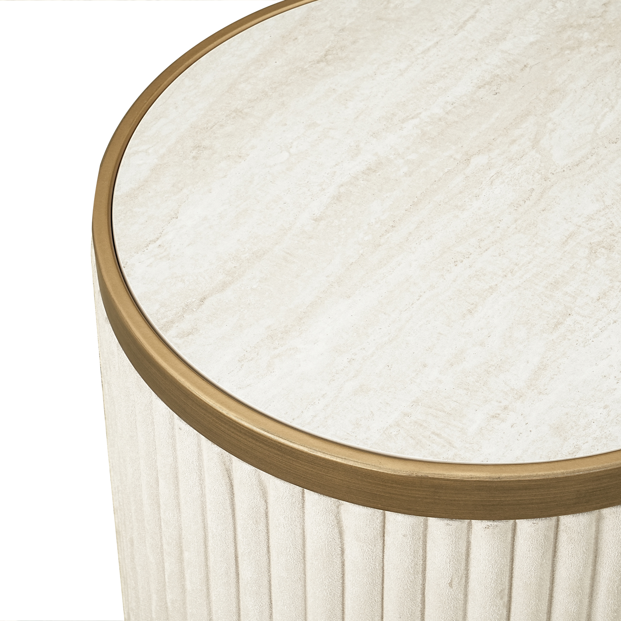 Richmond Interiors Bijzettafel Tivoli white (Set of 2)