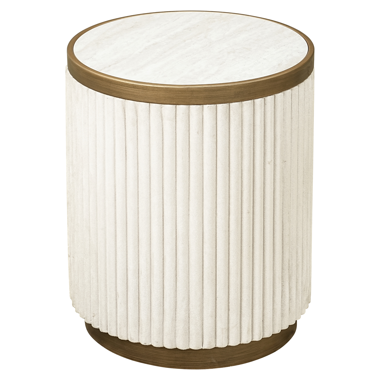 Richmond Interiors Bijzettafel Tivoli white (Set of 2)