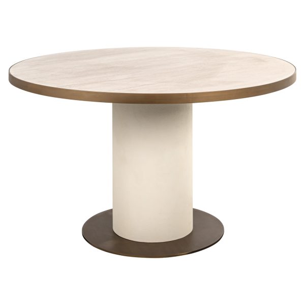 Richmond Interiors Eettafel Tivoli white 130Ø