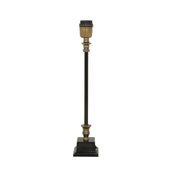 Light & Living Lampvoet 8x8x38 cm RANGPUR zwart-antiek brons