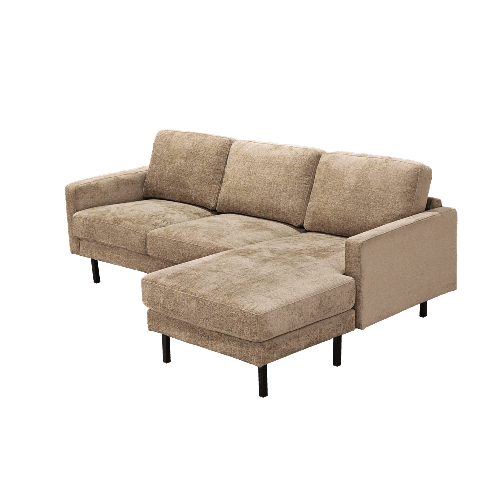 Tower Living Cambridge 2 5-AL/AR + Chaise R/L - Milky 80 beige