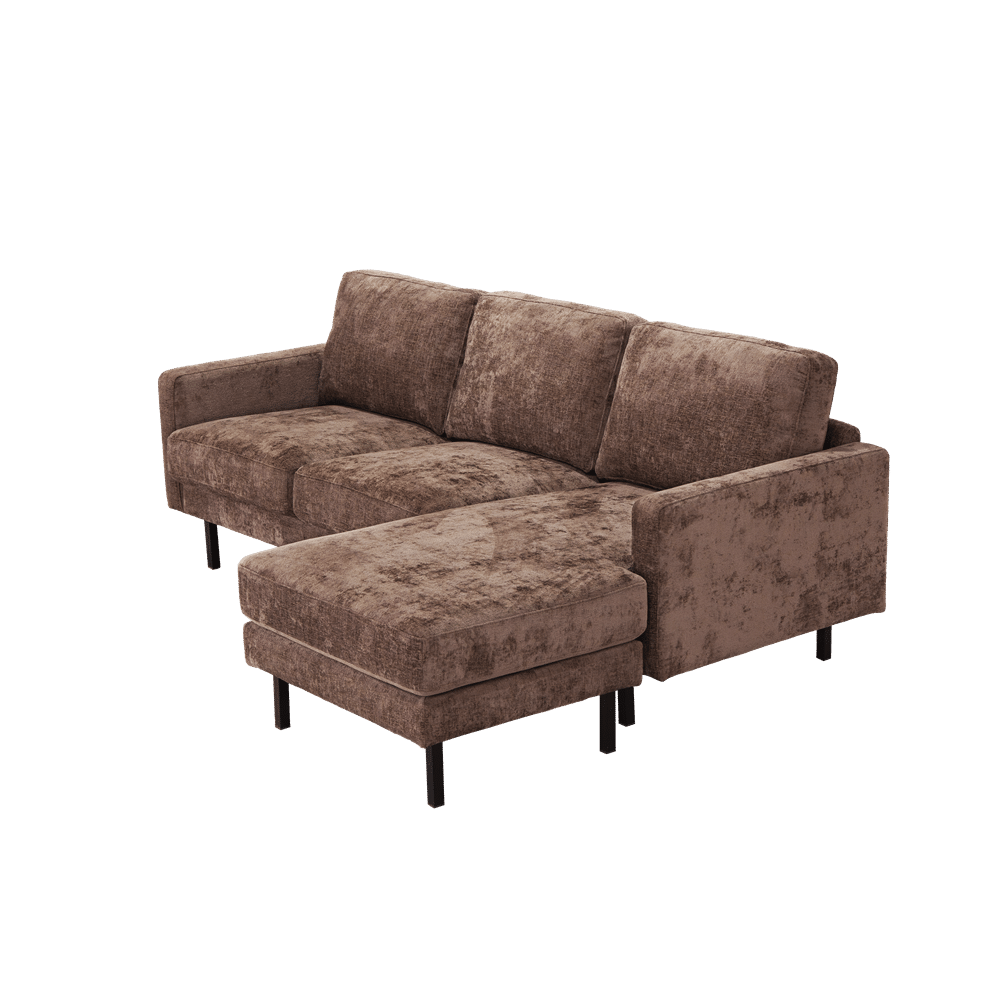 Tower Living Cambridge 2 5-AL/AR + Chaise R/L - Milky 85 brown